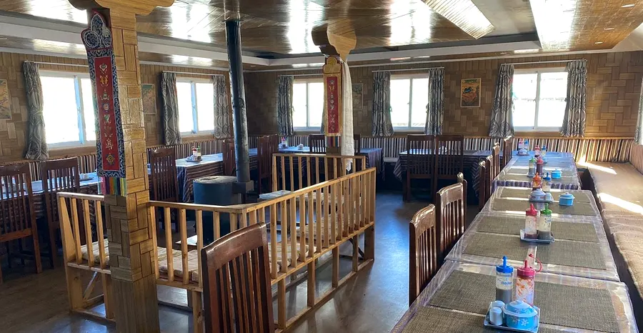 Dinner room at Dingboche