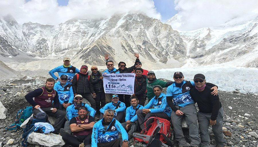 All the trekkers Successfully submitted Everest Base camp Trek