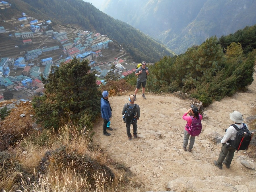 Everest-Short-trek-View-From-Namche-Village