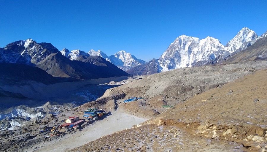 Khumbu Icefall: Everything You Need to Know Before Climbing Everest 6 Gorakchep village Khumbu Glacier Near EBC