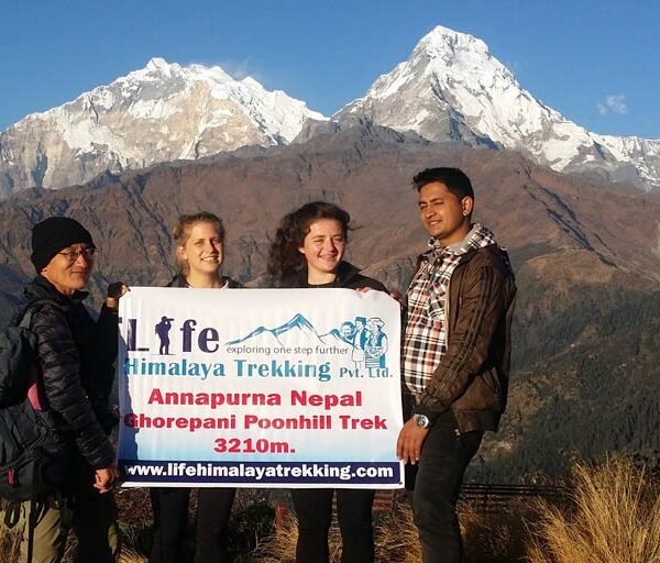 Group of Life Himalaya at Poonhill (3210m), Ghorepani poon hill trek
