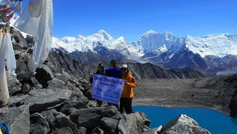 Everest three high passes (Kongma-La,Pass)