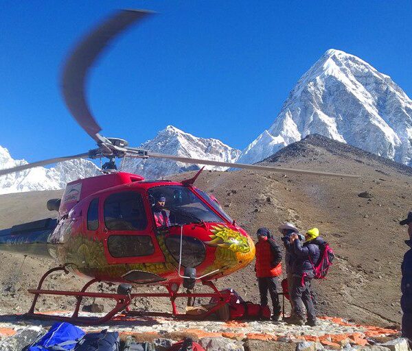 Everest Base Camp Helicopter Return Trek