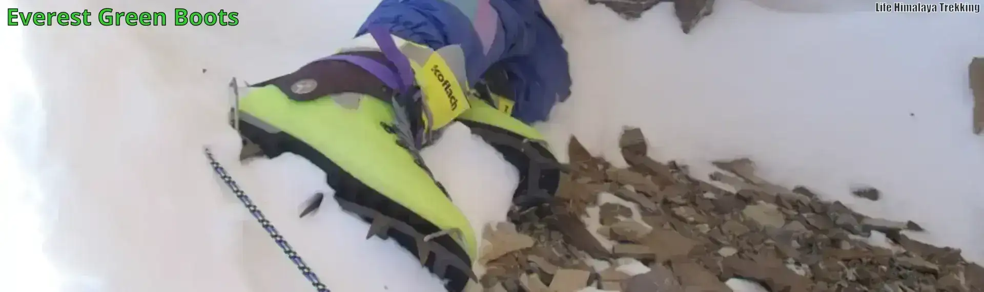 Everest Green Boots: a dead body on mount Everest
