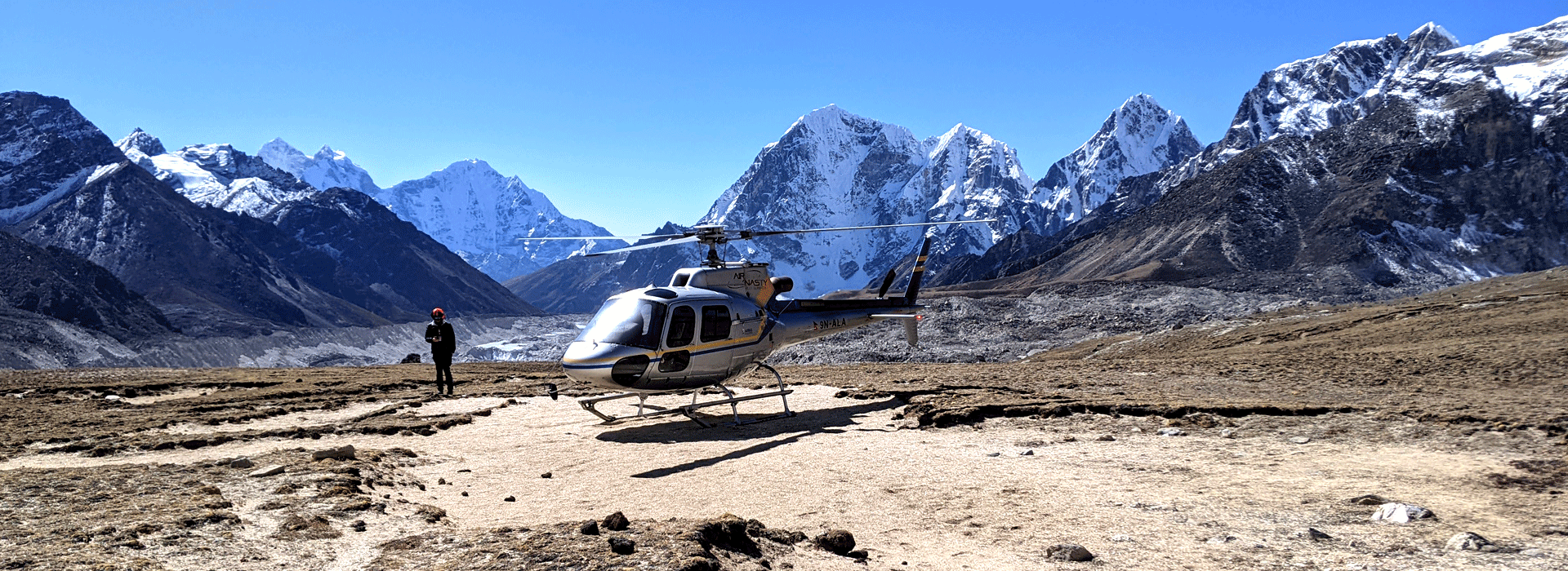 Helicopter Tour in Everest and Annapurna region of Nepal