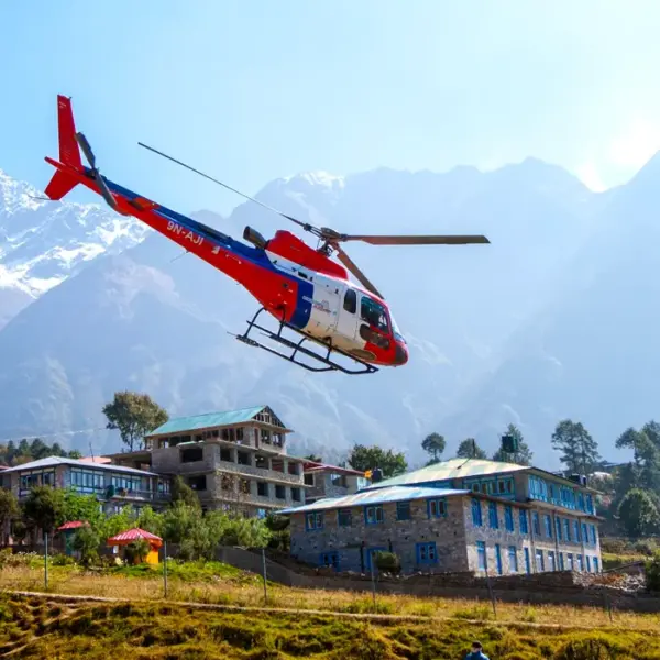 Helicopter to Everest Base Camp