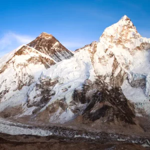 Mt Everest Expedition 2 Mount Everest and nuptse from kala patthar