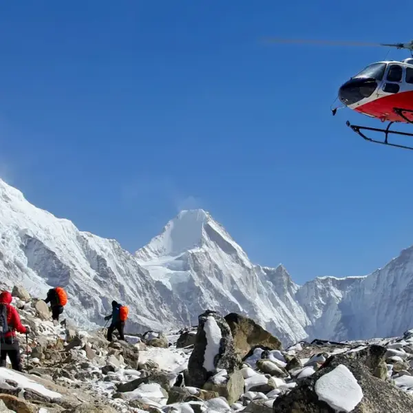 Nepal Helicopter Return trek ,