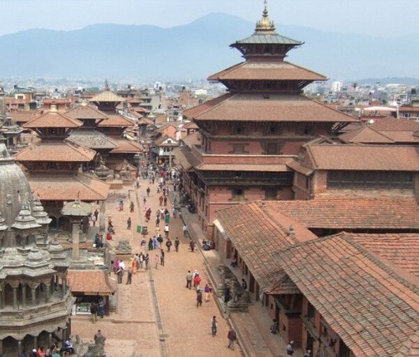 Patan darbar square. world heritage City Tour Nepal