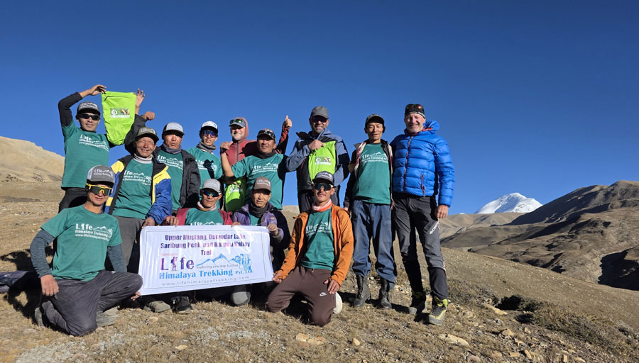 Mustang,,Saribung Peak Climbing Via Damodar Lake And Phu Valley 7 The Mustang Saribung Peak