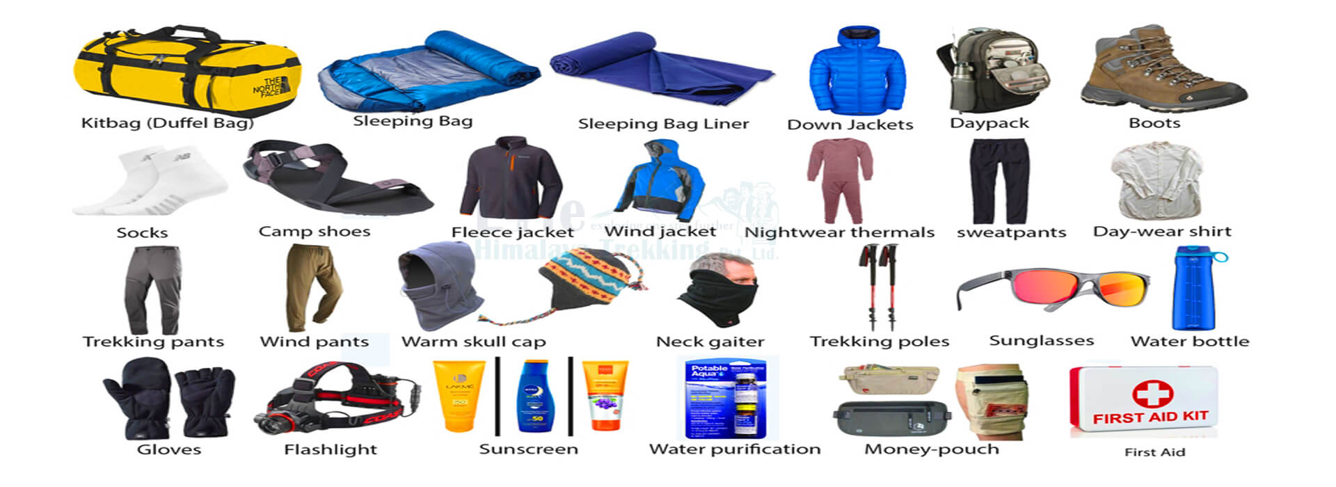 equipment in everest base camp
