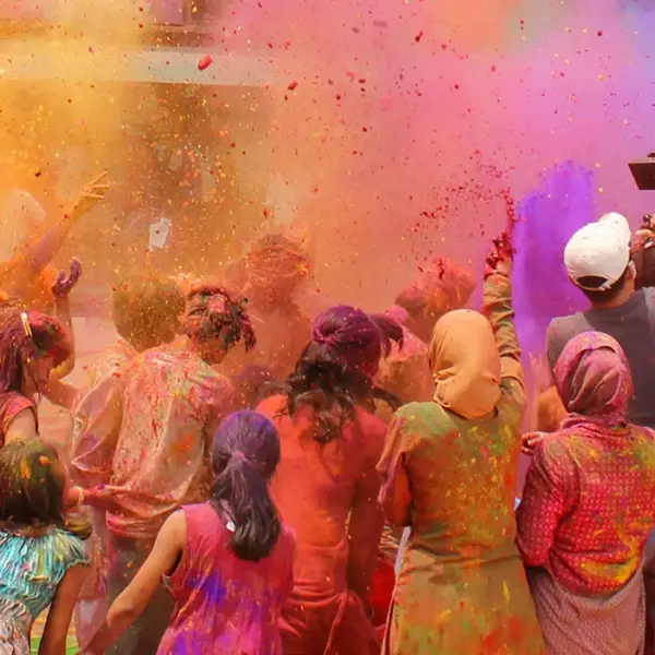 holi festival in nepal