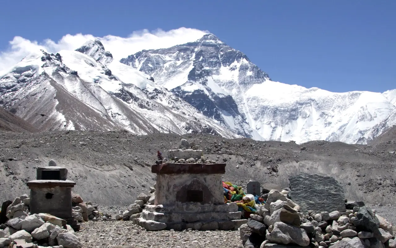Memorial Stupas Stand In Silent Tribute At Everest Base Camp