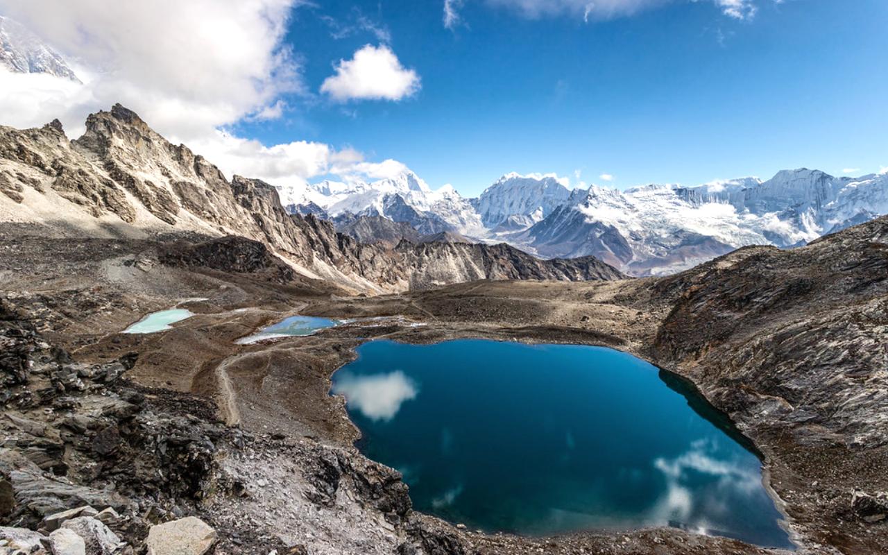 Everest Three Passes Trek With Island Peak By Life Himalaya 5 Kongma La Pass