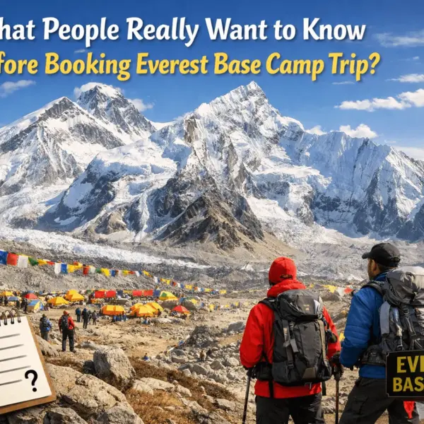 Banner for the Blog Title - What People Really Want to Know Before Booking the Everest Base Camp Trip?