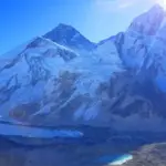 Everest Base camp Trek Morning view from Kalapather
