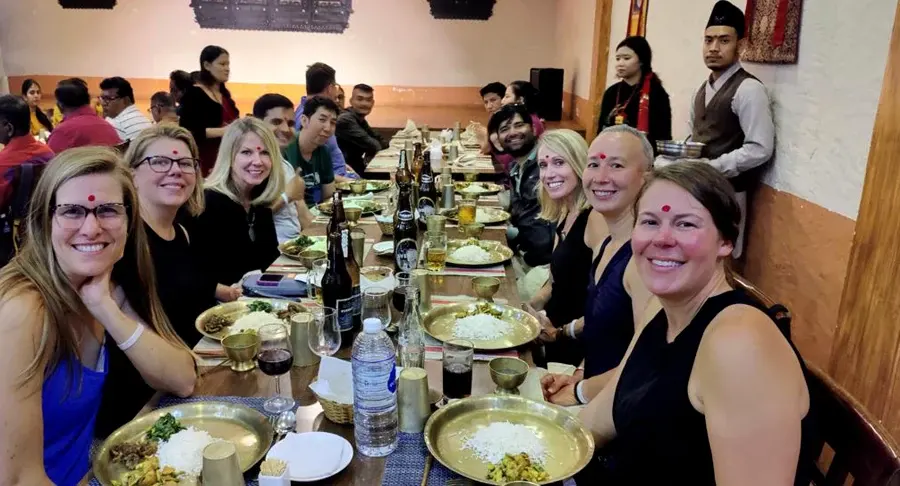 Farewall dinner after Everest Trek