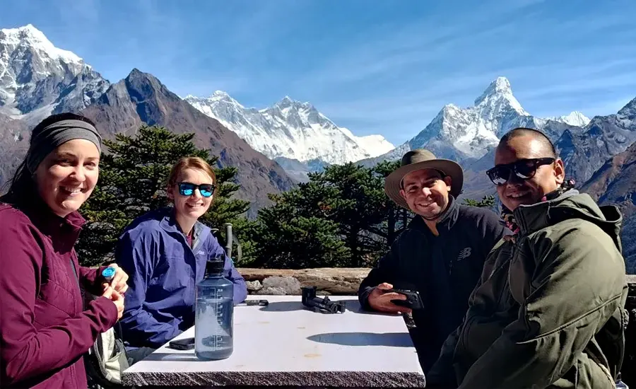 Our guests at Hotel Everest View Syangboche