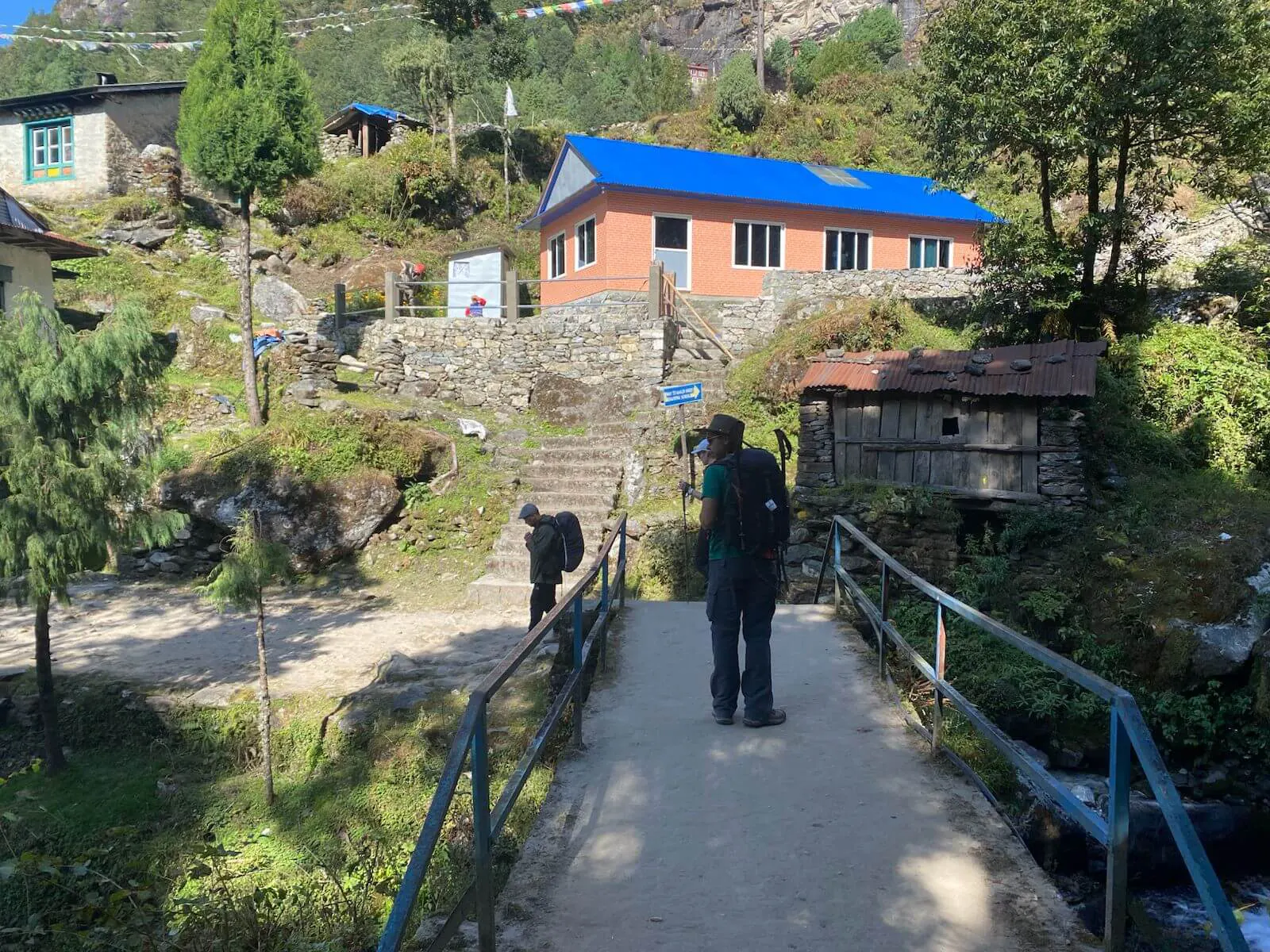 在皮基峰期间可以看到一座小桥。