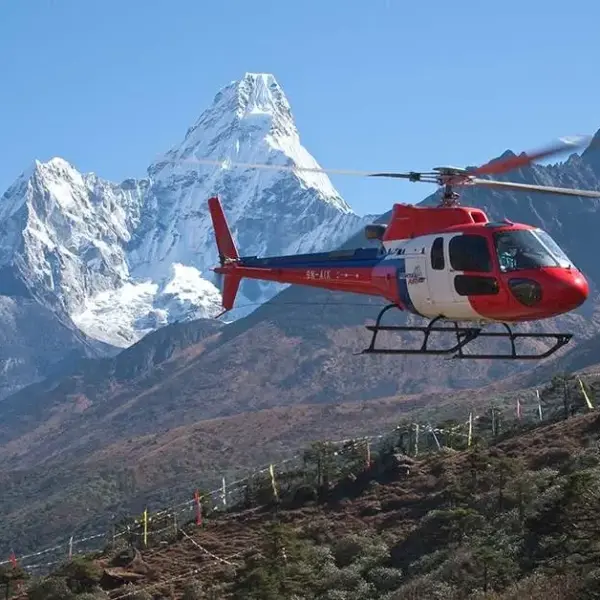 everest view helicopter-flight from lukla